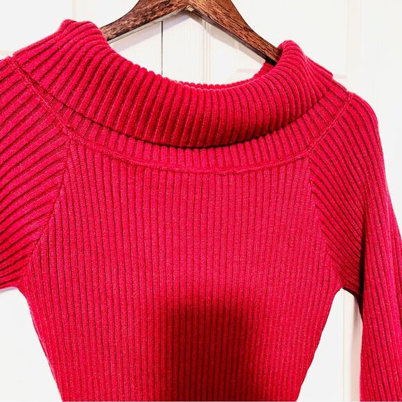 PINK LILY TURTLENECK SWEATER DRESS - Picture 7 of 7